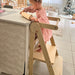 Plywood Learning Towers My Duckling Deluxe Folding Adjustable Learning Tower - Natural (Late-May Pre-Order) DK-01032