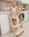 Plywood Learning Towers My Duckling Deluxe Folding Adjustable Learning Tower - Natural (Late-May Pre-Order) DK-01032