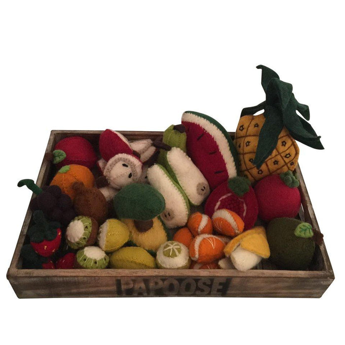 Doll toys Papoose Toys Crated Fruit Set