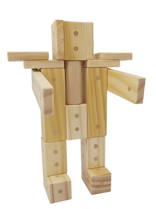 Wooden Toys The Freckled Frog Magnetic Wooden Blocks 9346689000339