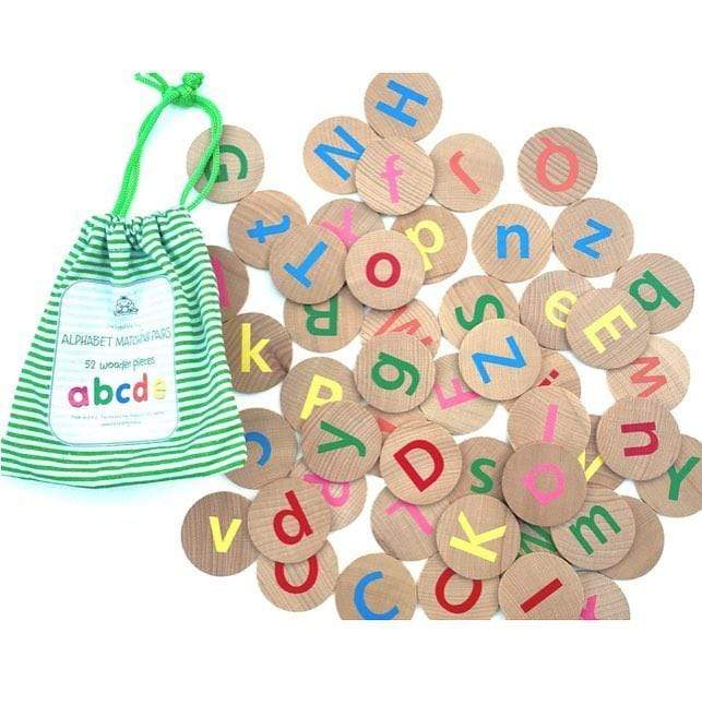 Wooden Toys The Freckled Frog Alphabet Matching Pairs