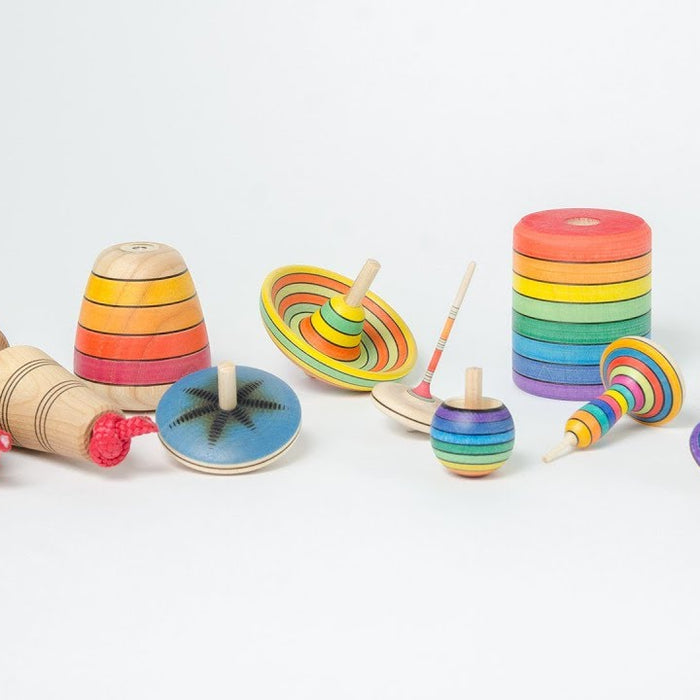 The Mader Spinning Tops - a fascinating encounter with a classic wooden toy