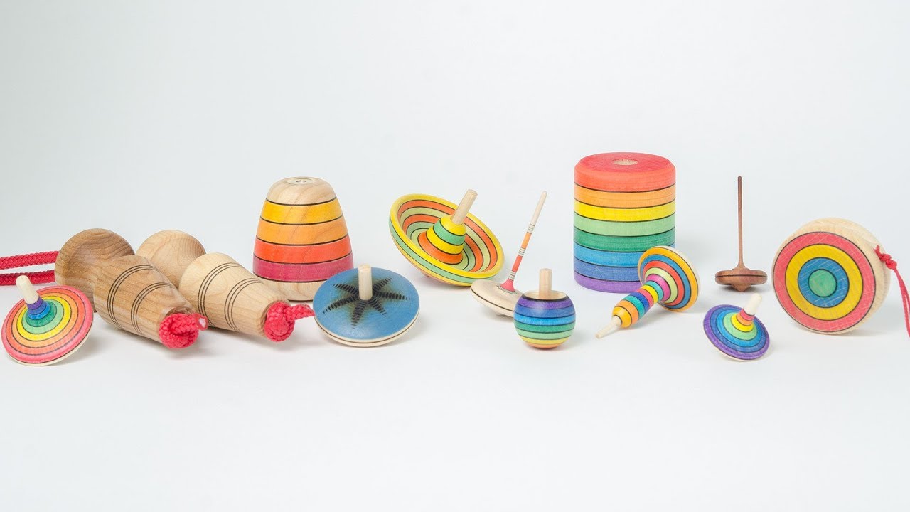The Mader Spinning Tops - a fascinating encounter with a classic wooden toy