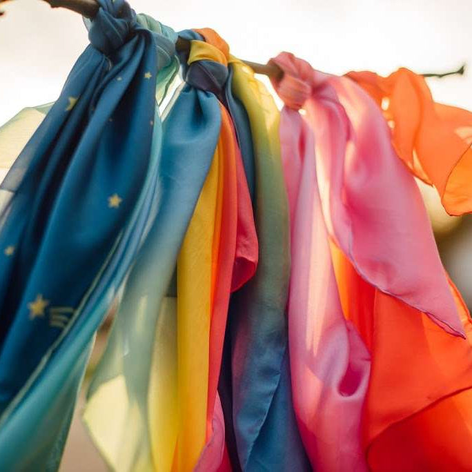 Using Sarah’s Silks for Open-Ended Play