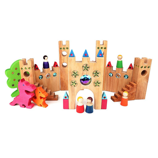 Bauspiel Large Fairytale Castle - German Building Blocks - Toypark