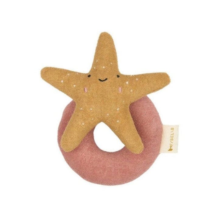 Activity Toys Fabelab Rattle - Starfish, Ash Rose, 17 cm