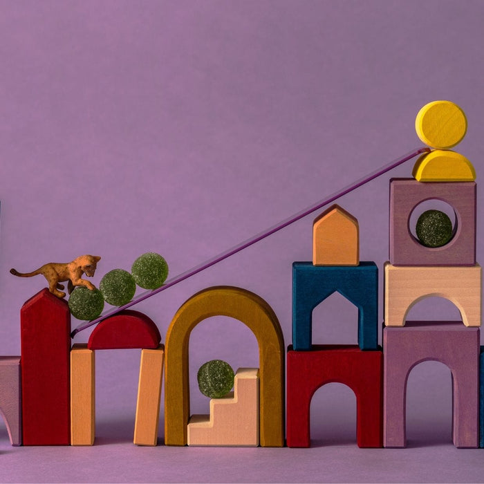 Building Blocks Grimm's Building Set Panorama