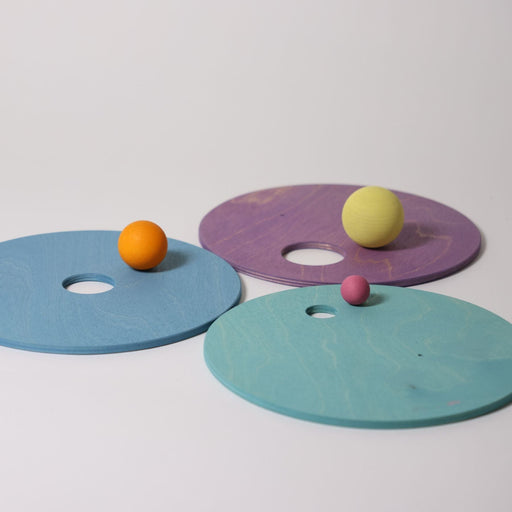 Grimm's Rolling Discs Set for Stapelstein - Open Ended Toys - Toypark