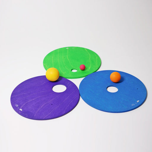 Grimm's Rolling Discs Set for Stapelstein - Open Ended Toys - Toypark