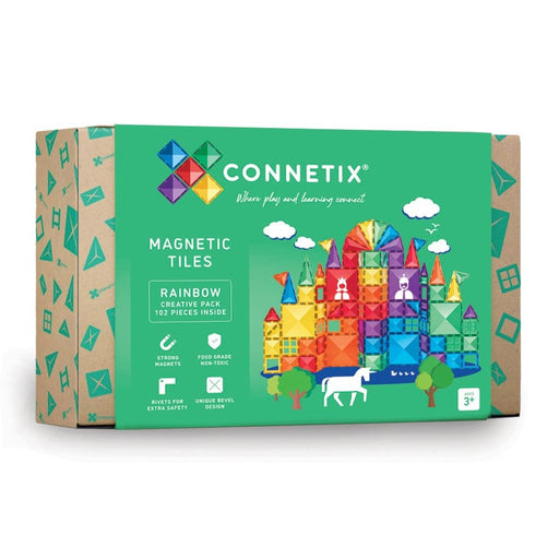 Magnetic Tiles Connetix Tiles 124 Piece Creative Bundle