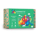 Magnetic Tiles Connetix 194 Piece Rainbow Creative & Ball Run Bundle with Free LED Balls