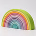 Stacking Toy Grimm's Rainbow Pastel Large 12 pieces 4048565106733