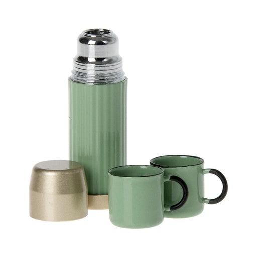 Maileg Miniature Thermos And Cups Mint - Mint - Toypark