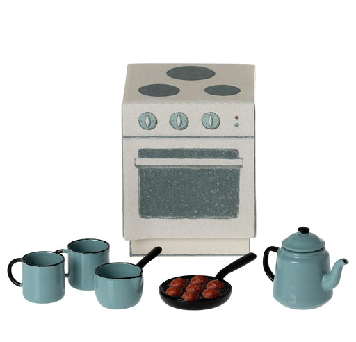 Maileg Madam Blues Favourites Cooking Set - Doll House Furniture - Toypark