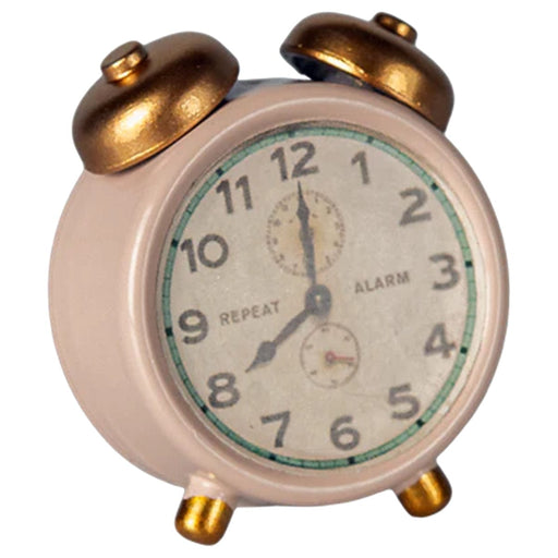 Maileg Alarm Clock Mouse Powder - Danish Doll House Furniture - Toypark