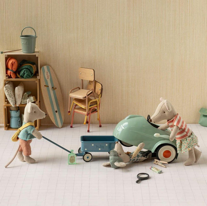Doll House Furniture Maileg Car Mouse Light Mint