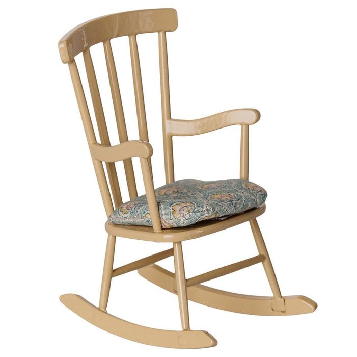 Doll House Furniture Maileg Rocking Chair Mouse Wheat