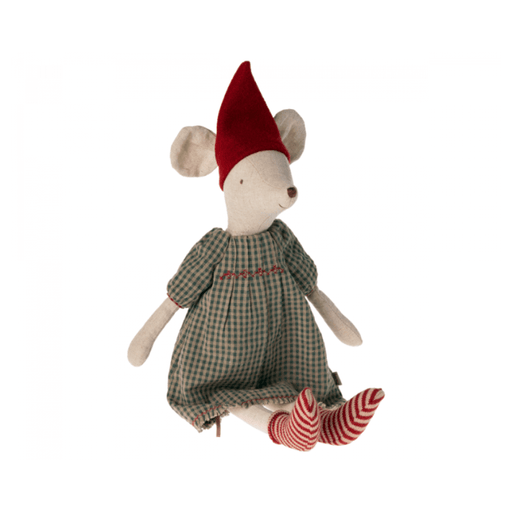 Doll Toys Maileg Christmas mouse, Medium - Girl