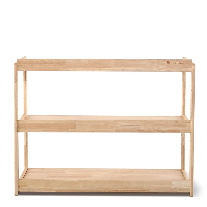 Bookcase My Duckling 2023 New Solid Wood 3 Layer Storage Shelf