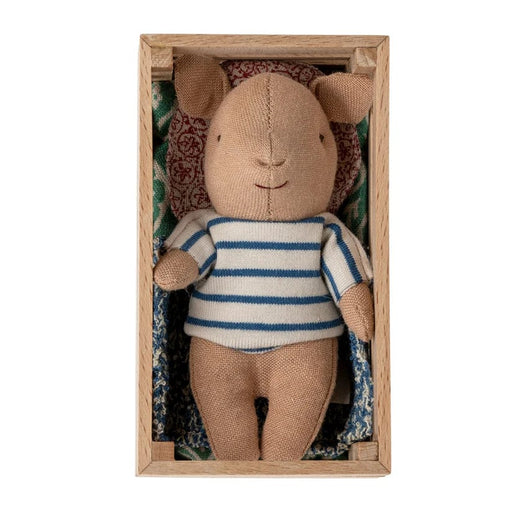 Doll Toys Maileg Pig in Box Baby Boy