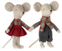 Doll Toys Maileg Winter Mice Twins in a House
