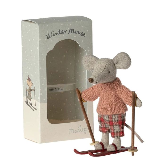Doll Toys Maileg Winter Mouse Big Sister