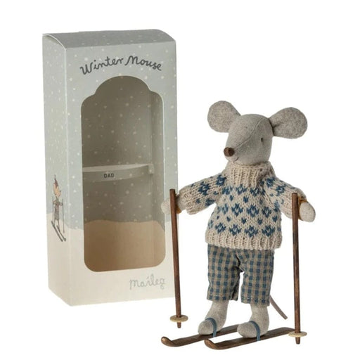 Maileg Winter Mouse Dad - Danish Doll Toys - Toypark