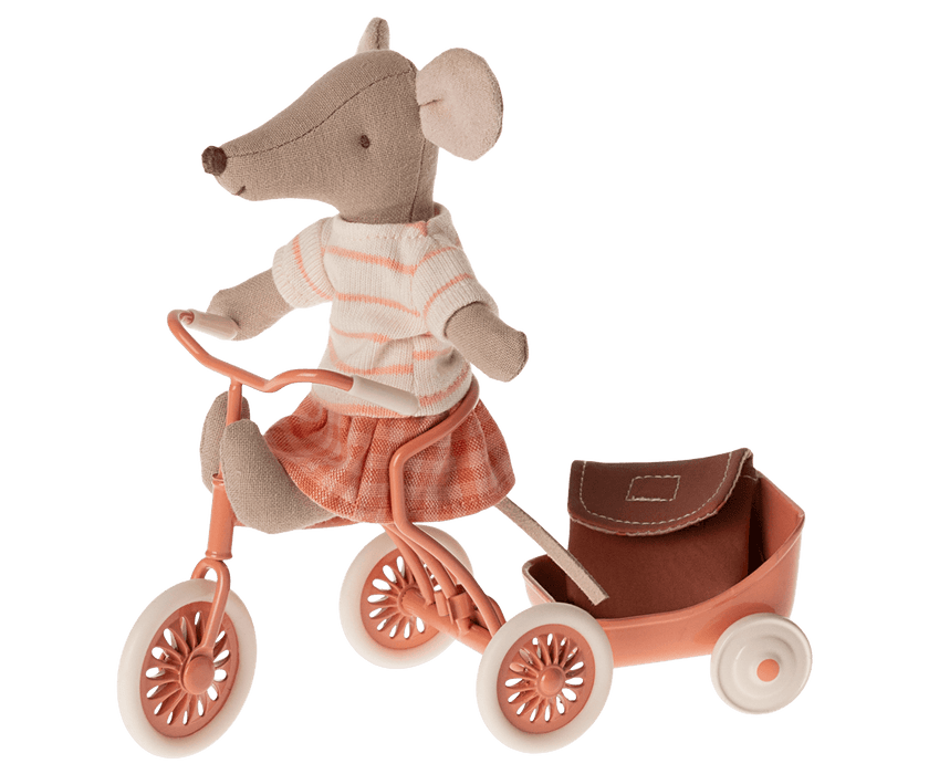 Doll Toys Maileg Tricycle Mouse Big Sister Coral