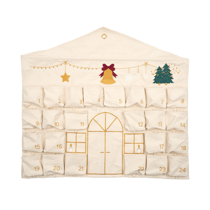 Wallhanger Fabelab Christmas - Advent Calendar House, 78 cm