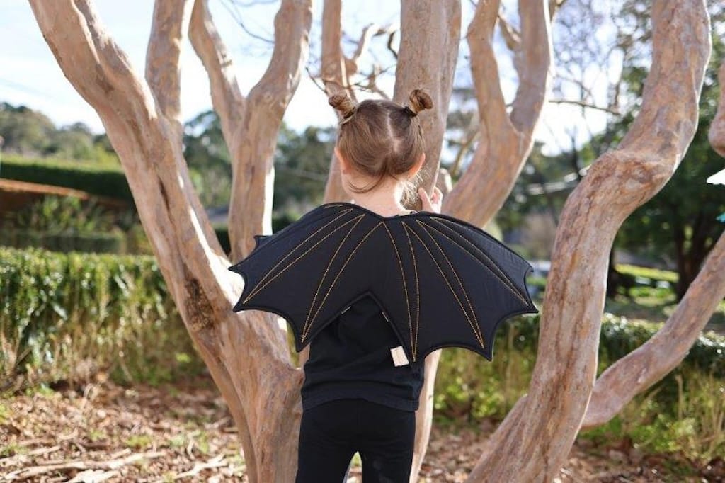 Dressups & Costumes Fabelab Fabric Dress up - Wings - Bat Black, 65 cm