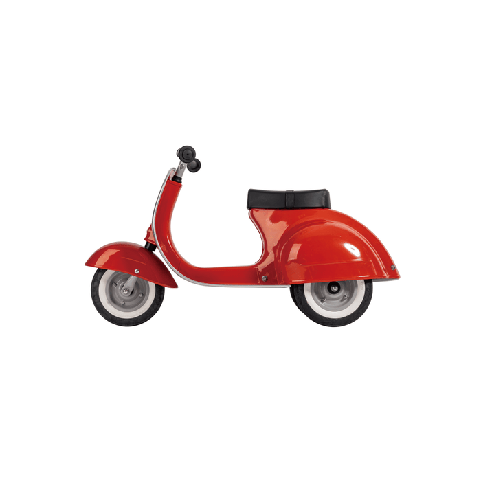 Ambosstoys Primo Classic Red Ride-On  (Leather Seat)