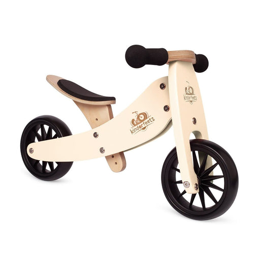 Balance Bike Kinderfeets 2-In-1 Tiny Tot Tricycle & Balance Bike Cream