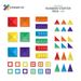 Magnetic Tiles Connetix Tiles Rainbow Starter Pack 60 Piece