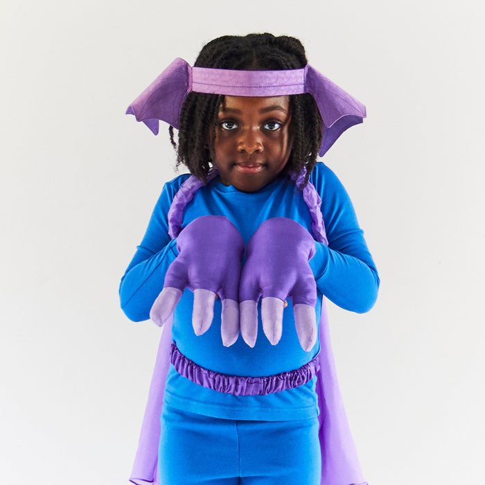 Dressups & Costumes Sarah's Silks Purple Dinosaur Claws