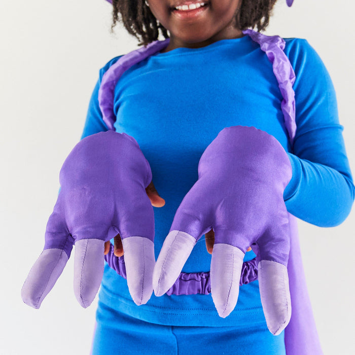 Dressups & Costumes Sarah's Silks Purple Dinosaur Claws