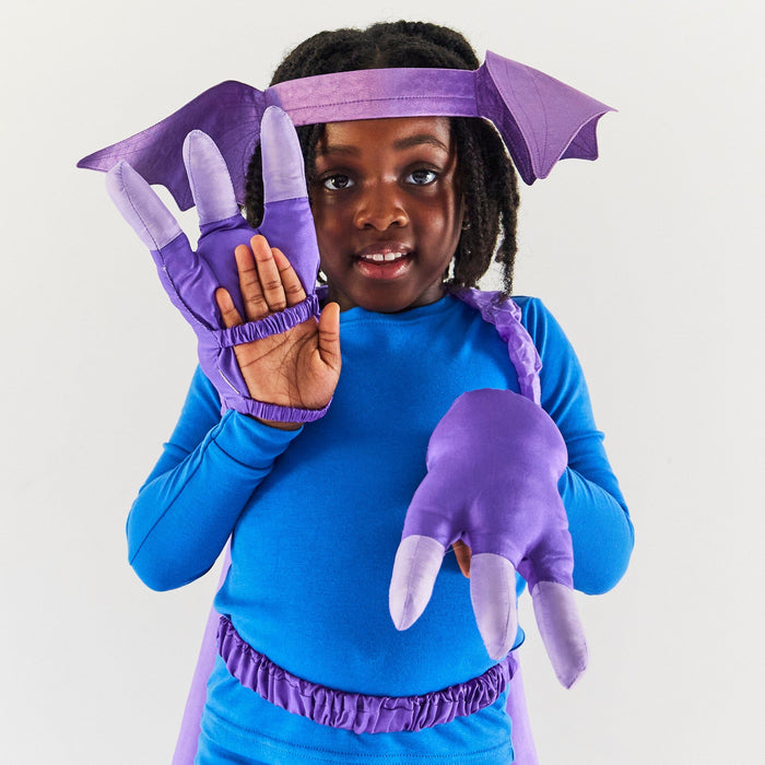 Dressups & Costumes Sarah's Silks Purple Dinosaur Claws