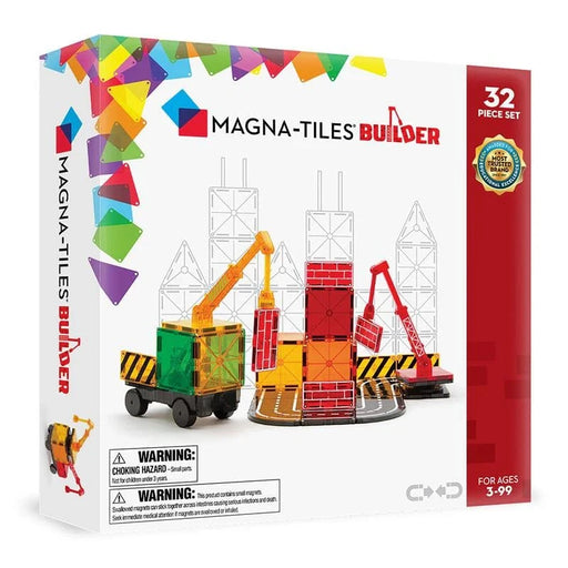 Magna-Tiles Builder - 32 Piece Set - Magnetic Tiles - Toypark