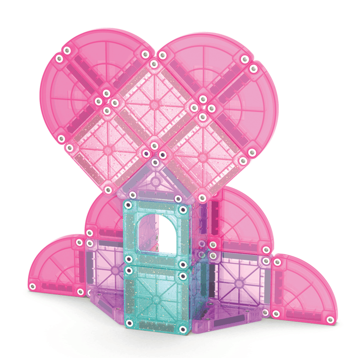 Magnetic Tiles MAGNA‑TILES - microMAGS Heart to Heart Travel Set - 26 Piece 850025176682