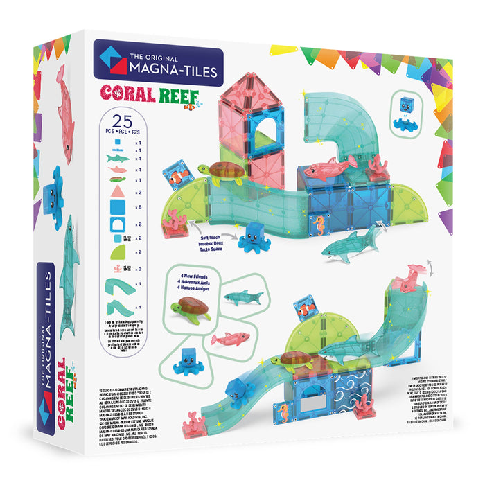 Magnetic Tiles MAGNA-TILES - Coral Reef - 25 Piece