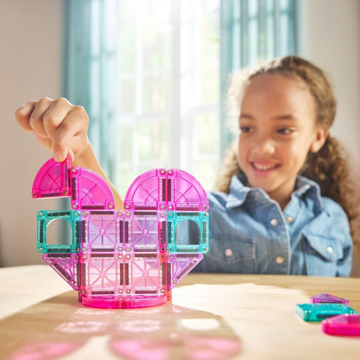 Magnetic Tiles MAGNA‑TILES - microMAGS Heart to Heart Travel Set - 26 Piece 850025176682