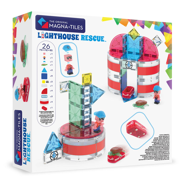 Magnetic Tiles MAGNA-TILES - Lighthouse Rescue - 26 Piece