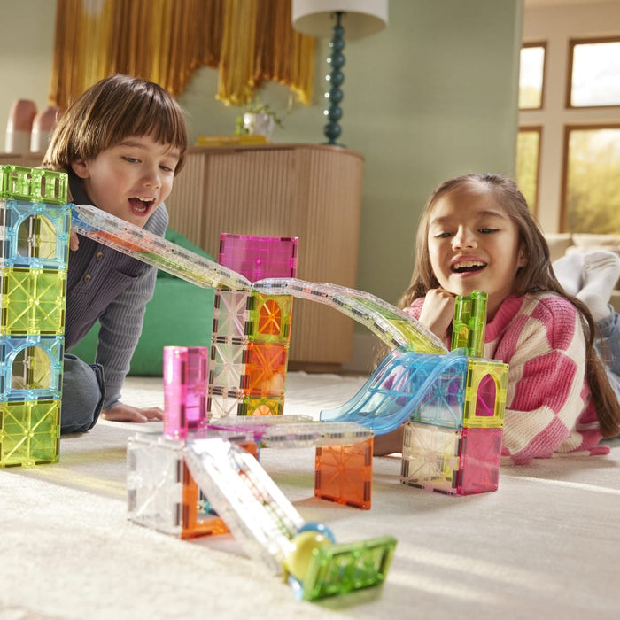 Magnetic Tiles MAGNA-TILES - Rail Racers Max - 80 Piece