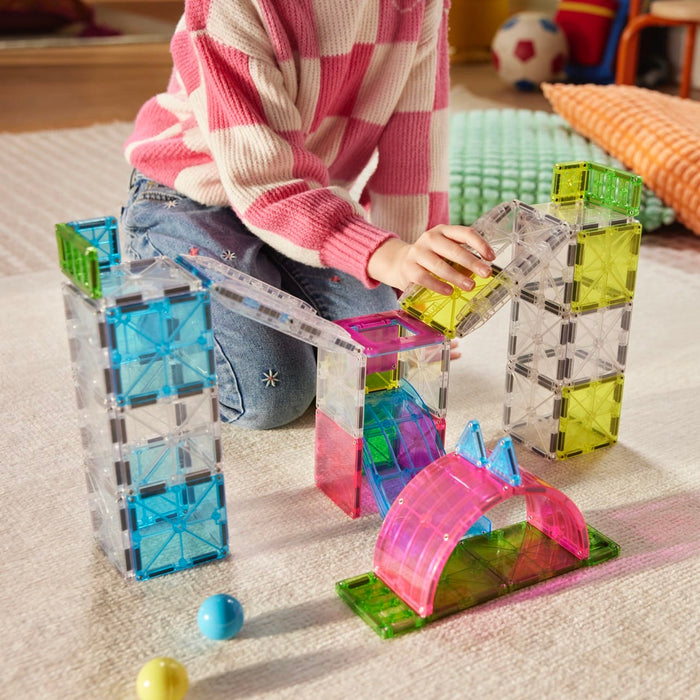 Magnetic Tiles MAGNA-TILES - Rail Racers Max - 80 Piece