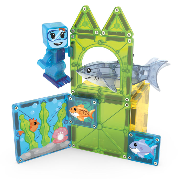 Magnetic Tiles MAGNA-TILES - Shark Dive - 13 Piece