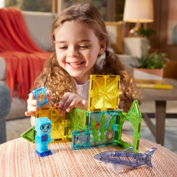 Magnetic Tiles MAGNA-TILES - Shark Dive - 13 Piece