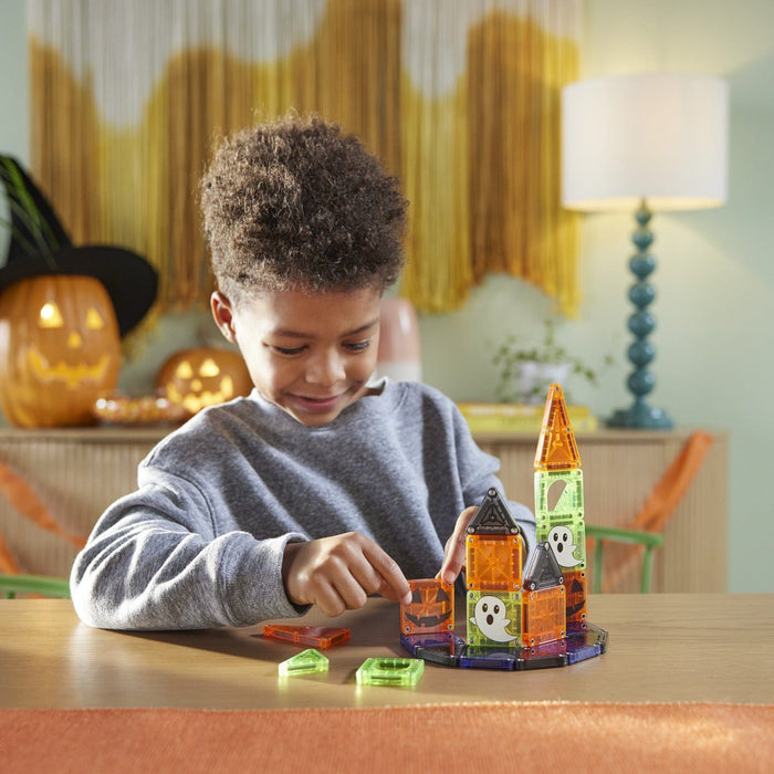 Magnetic Tiles MAGNA-TILES - microMAGS - Spooky Travel Set - 24 Piece Set