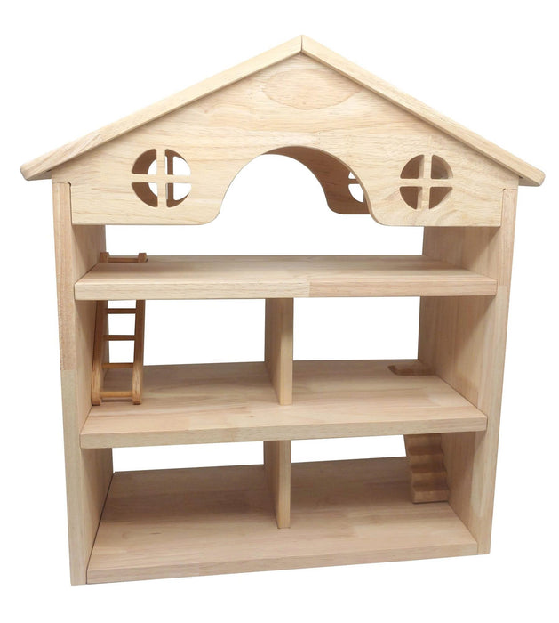 Doll Houses QToys Classic Wooden Dollhouse