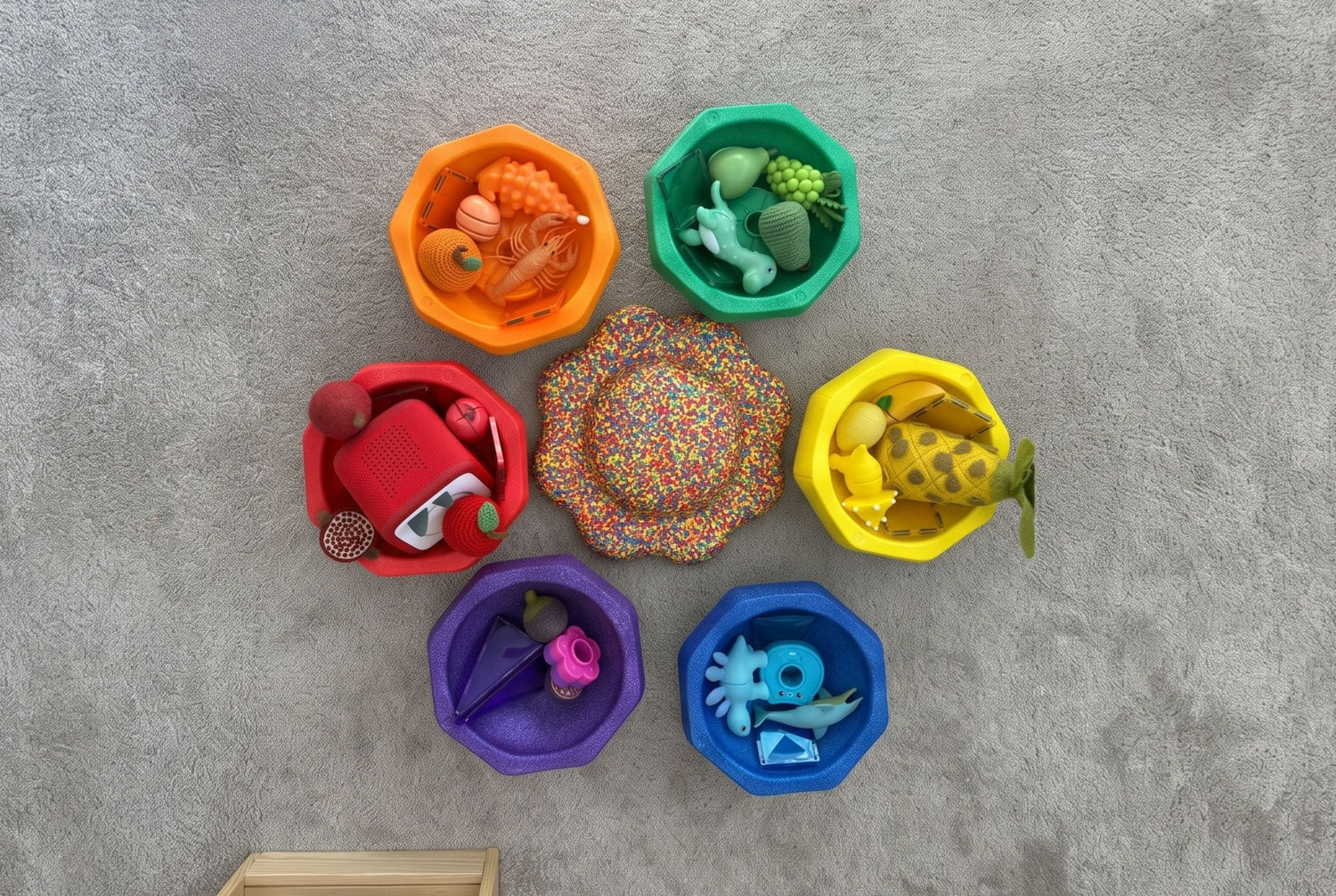 Vibrant Rainbow Colours for Sensory Play