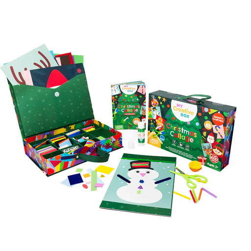 My Creative Box Christmas Collage Sensory Activity Box - Kids Art Set - Toypark