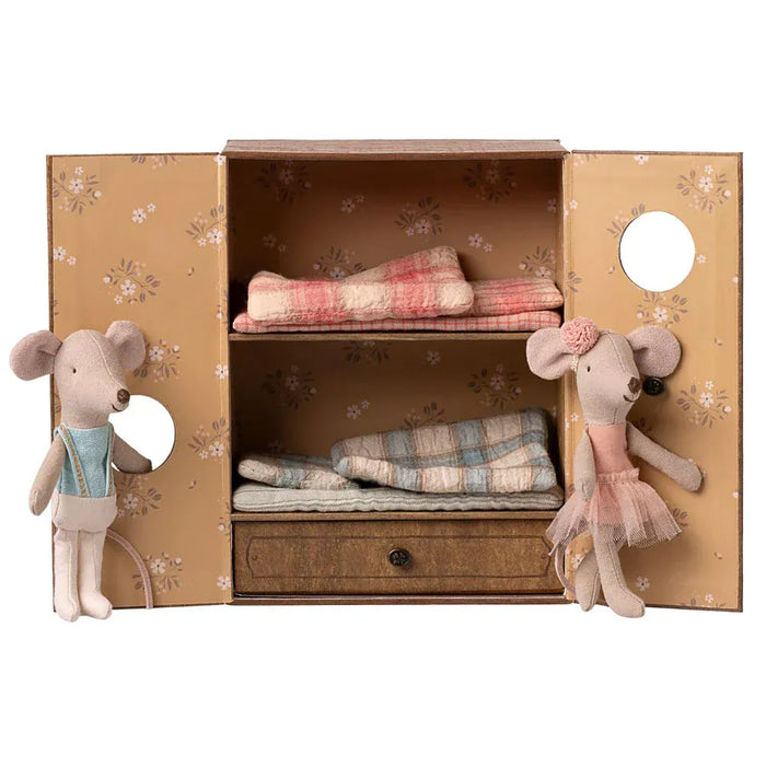 Doll Toys Maileg Ballet Mice Dance Studio Little Sister and Brother